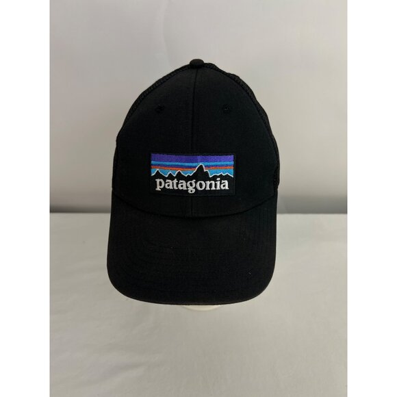 Patagonia Black Mesh Trucker Hat with Adjustable Snapback - Picture 1 of 5